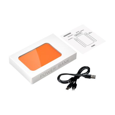 Внешний аккумулятор с подсветкой Ancor 5000 mAh, оранжевый-9