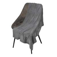 Плед Cella вязаный, 160*90 см, серый (без подарочной коробки)