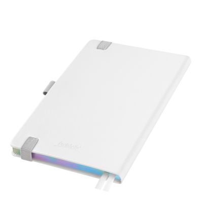 Ежедневник Galaxy недатированный, жесткая обложка, срез голограф. фольга, белый-3