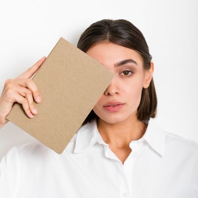 Ежедневник Ecobook недатированный из крафтовой бумаги-6