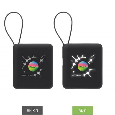 Внешний аккумулятор с подсветкой Ritter PD 10000mAh с функцией беспроводной зарядки 15W, черный-14