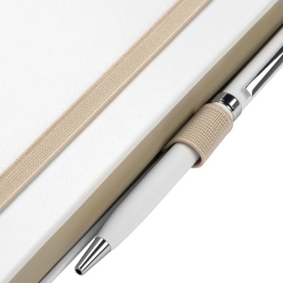 Ежедневник Arctic недатированный, белый/серый-8