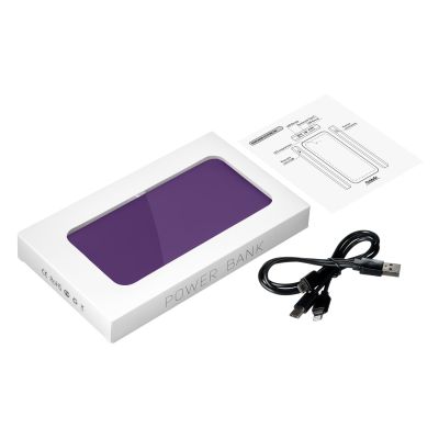 Внешний аккумулятор Elari Plus 10000 mAh, фиолетовый-6