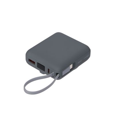 Внешний аккумулятор с подсветкой Риттер PD (Ritter PD) 10000mAh с функцией беспроводной зарядки 15W, серый-2