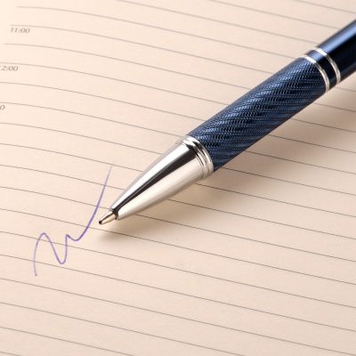 Шариковая ручка Крокус (Crocus), синяя-4