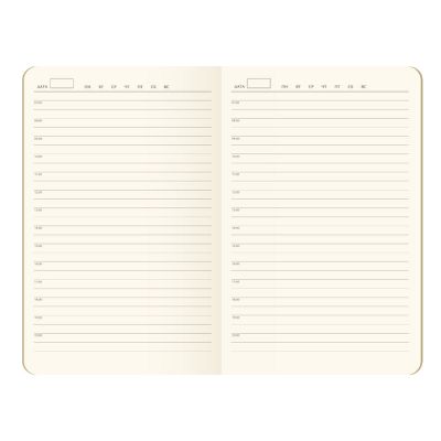 Ежедневник Ecobook недатированный из крафтовой бумаги-1