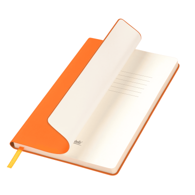 Ежедневник Spark недатированный, оранжевый (с упаковкой, со стикерами)-0