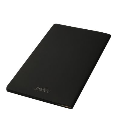 Блокнот Alpha slim, черный-8