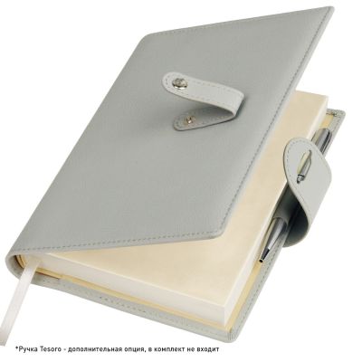 Ежедневник-портфолио Passage недатированный в подарочной коробке, серый-1