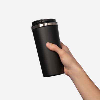 Термокружка вакуумная Палермо (Palermo), черная-6