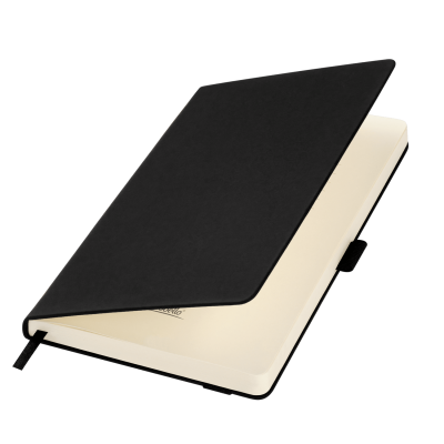 Ежедневник Alpha недатированный, черный/бежевый-0