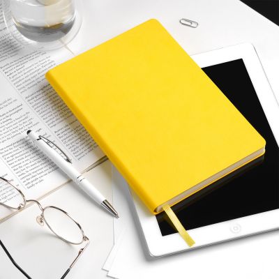 Ежедневник Sky недатированный, желтый (без упаковки, без стикера)-10