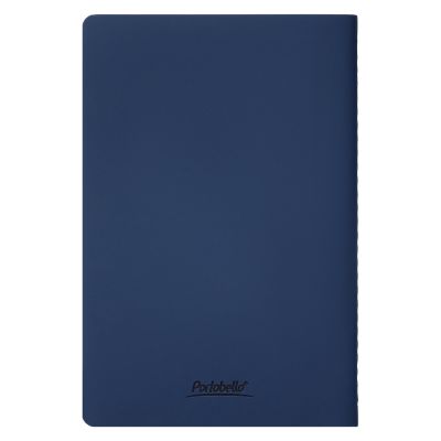 Блокнот Alpha slim, синий-5