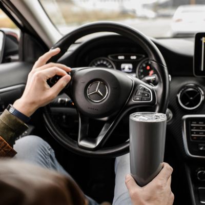 Термокружка вакуумная Parma, серая-8