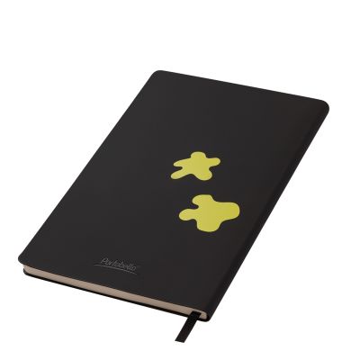 Ежедневник Спарк (Spark) недатированный, черный (с упаковкой, со стикерами)-12