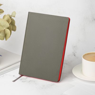 Ежедневник Latte soft touch недатированный, серый-12