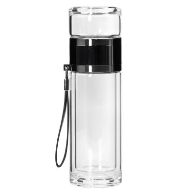 Бутылка стеклянная с двойными стенками, Terso, 300 ml-0