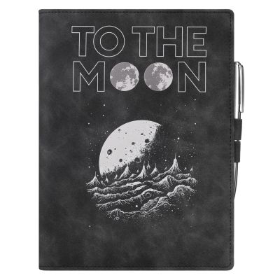 Ежедневник-портфолио Clip NEO недатированный в подарочной коробке, черный (в комплекте ручка Tesoro серебро)-15