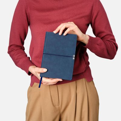 Ежедневник Ин Велюр (In Velour) недатированный, синий-12