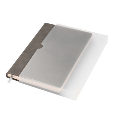 Ежедневник Stella недатированный с магнитом на обложке, серый-6