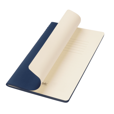 Блокнот Alpha slim, синий-0