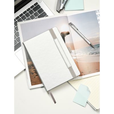 Ежедневник Альфа (Alpha) недатированный, серебро/серый-15