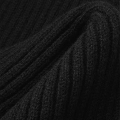 Шарф Forges вязаный, черный-7