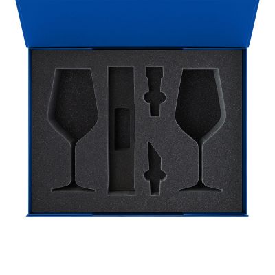 Ложемент под 2 бокала для вина + набор для вина Сакраменто (Sacramento) в большую коробку-трансформер (арт. 695722)-4