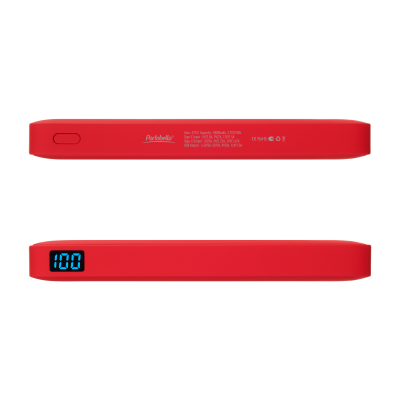 Внешний аккумулятор с подсветкой Анкор Плюс PD (Ancor PD Plus) 10000 mAh, красный-5