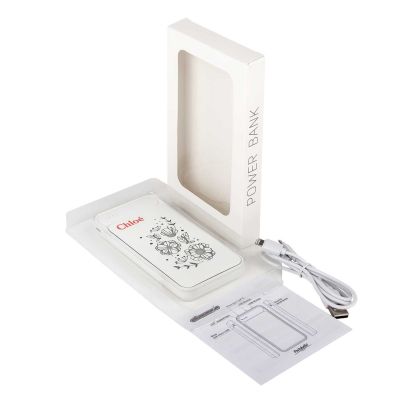 Внешний аккумулятор с подсветкой Starlight Plus PB 10000 mAh, белый-4