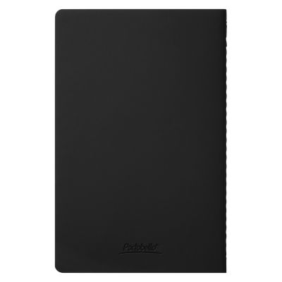 Блокнот Alpha slim, черный-5