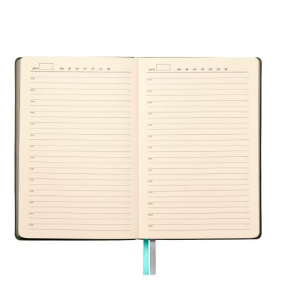 Ежедневник Tweed недатированный, зеленый (без упаковки, без стикера)-9