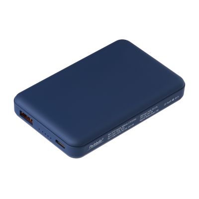 Внешний аккумулятор Ларго PD (Largo PD) 5000mAh с функцией беспроводной зарядки 15W, синий-2