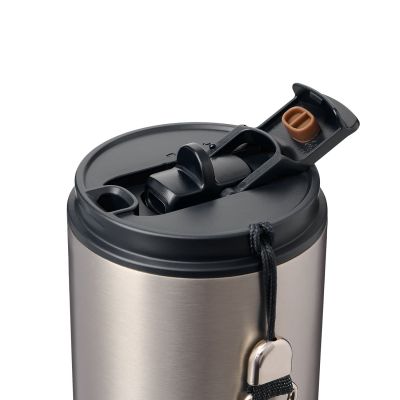 Термокружка вакуумная Авеню (Avenue), черная-5