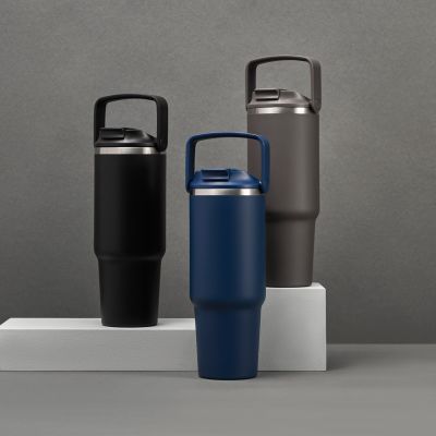 Термокружка вакуумная Montana, черный-16