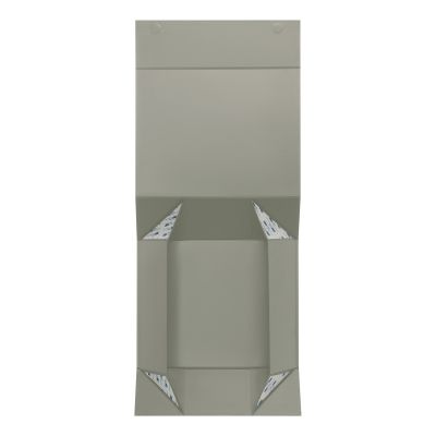 Подарочная коробка-трансформер большая, серая-4