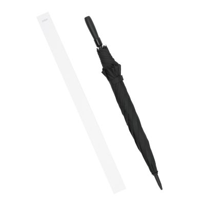 Зонт-трость Бора (Bora), черный-11