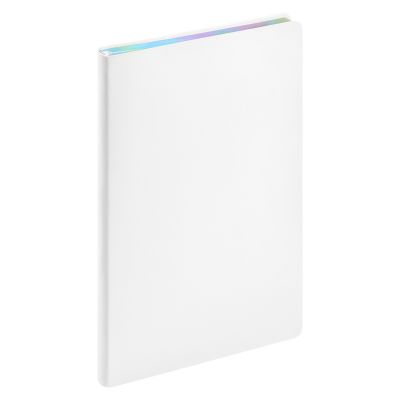 Ежедневник Galaxy недатированный, гибкая обложка, срез голограф. фольга, белый-5