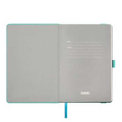 Ежедневник Alpha недатированный, бирюзовый/серый-7