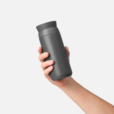 Термобутылка вакуумная герметичная Grace, серая-11