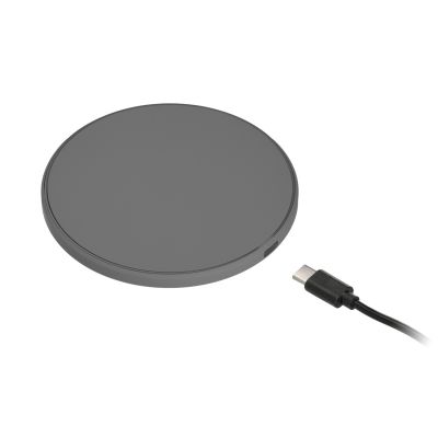 Беспроводное зарядное устройство с подсветкой 15W Auris, серое-6