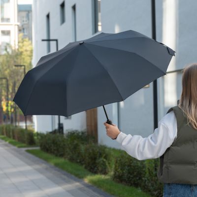 Зонт складной Levante, черный-11