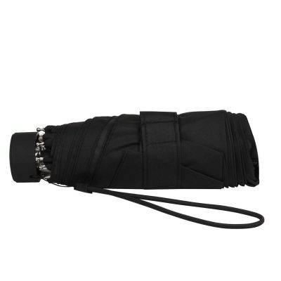 Зонт складной Solana, черный-3