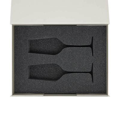 Ложемент под 2 бокала для шампанского (рифленое стекло) в среднюю коробку-трансформер (арт. 695721)-8