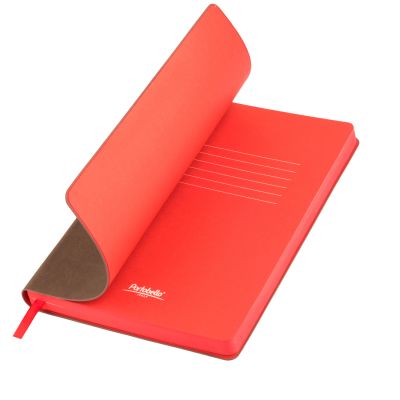 Ежедневник Latte NEW недатированный, капучино/красный-0