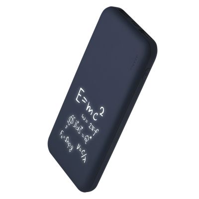 Внешний аккумулятор с подсветкой Люче (Luce) 10000 mAh, синий-9