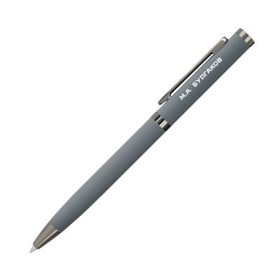 Шариковая ручка Нокс (Nox), серая-10