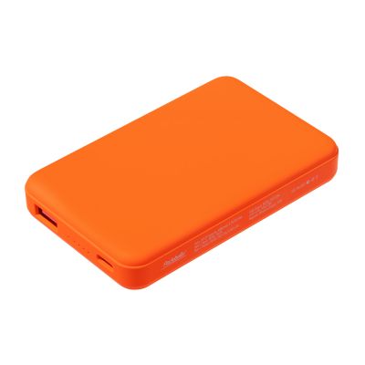 Внешний аккумулятор Ларго PD (Largo PD) 5000mAh с функцией беспроводной зарядки 15W, оранжевый-2
