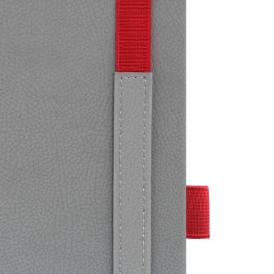 Ежедневник Marseille soft touch недатированный, серый-3