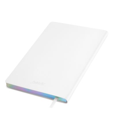 Ежедневник Galaxy недатированный, гибкая обложка, срез голограф. фольга, белый-9